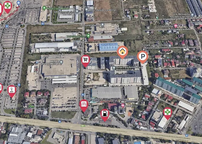 Homie - Private Parking - Self Check-in Бухарест